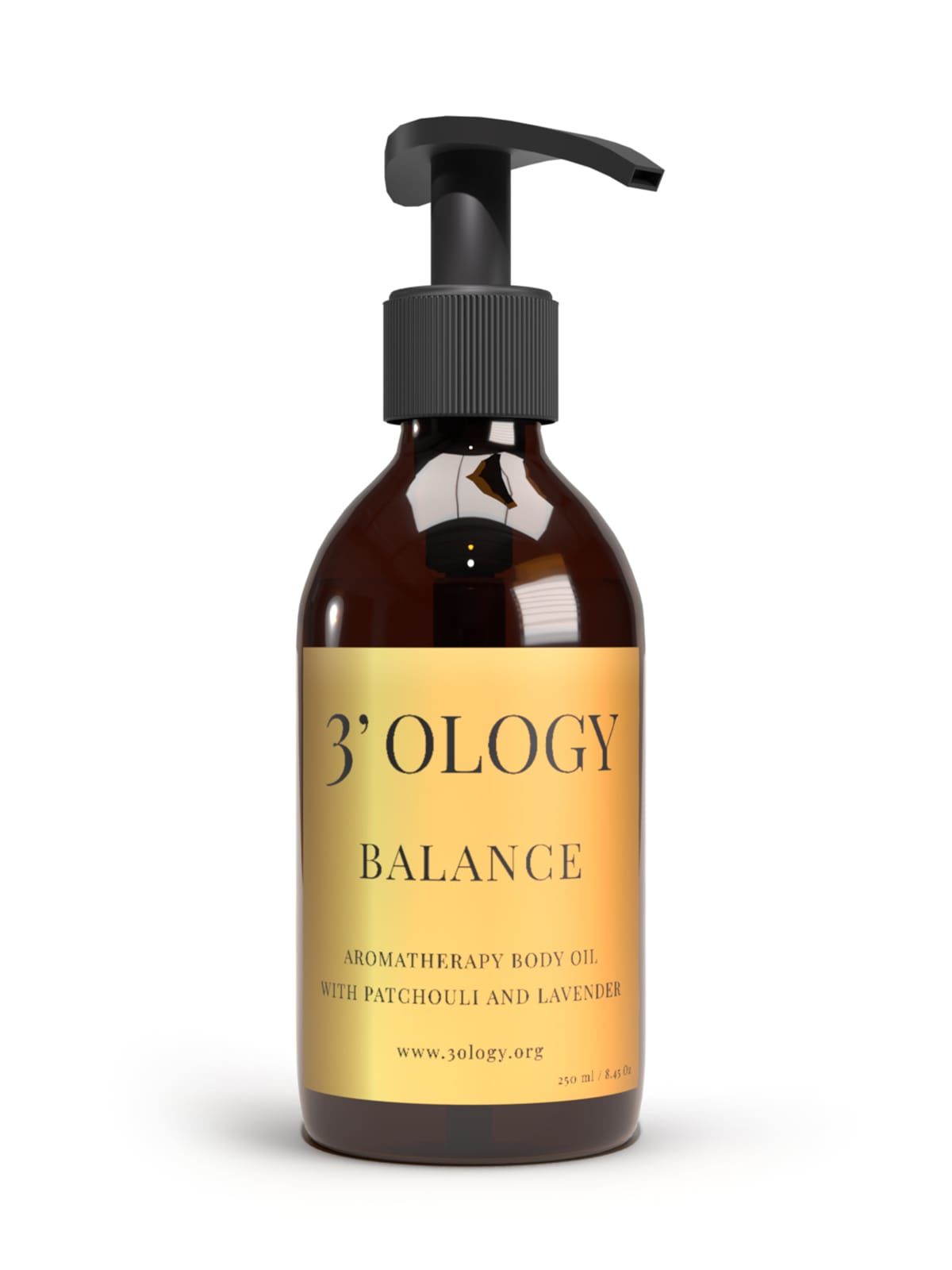 BALANCE AROMATHERAPY BODY OIL WITH PATCHOULI AND LAVENDER 250ml.