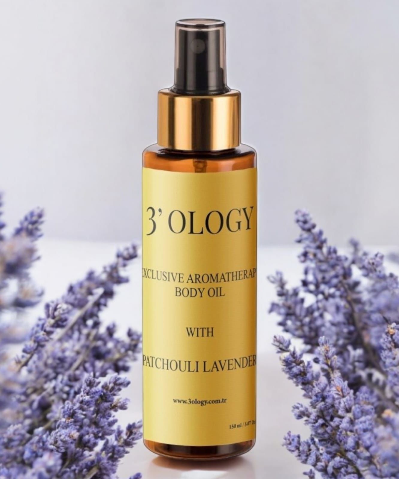 AROMATERAPİ PARFÜM ETKİSİ YARATAN VÜCUT BAKIM YAĞI PAÇULİ VE LAVANTA 150ml.